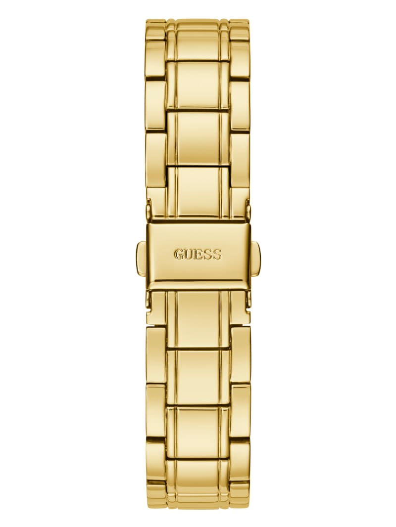 Gold Women's Guess Gold-Tone Multifunction Watches | 1673045-JB