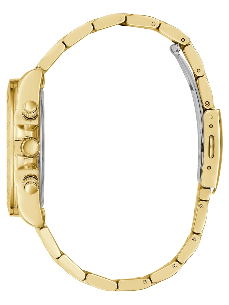 Gold Women's Guess Gold-Tone Multifunction Watches | 3640589-YN