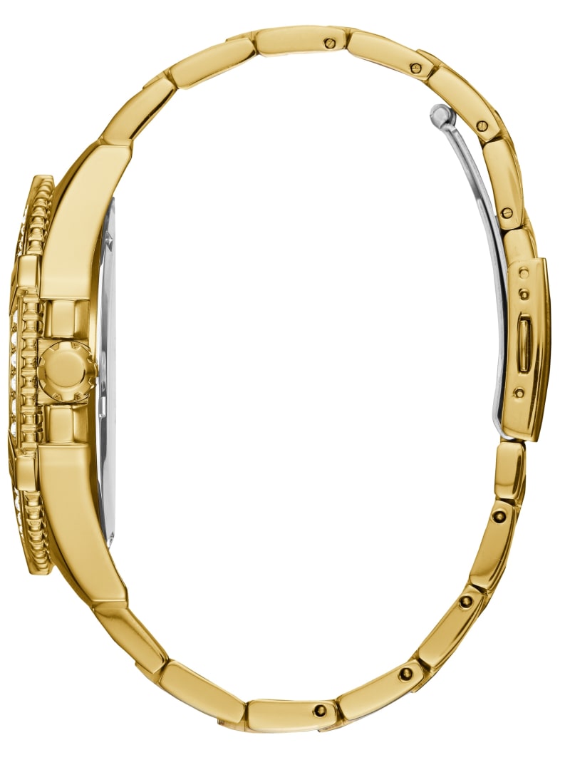 Gold Women's Guess Gold-Tone Multifunction Watches | 6310584-FY