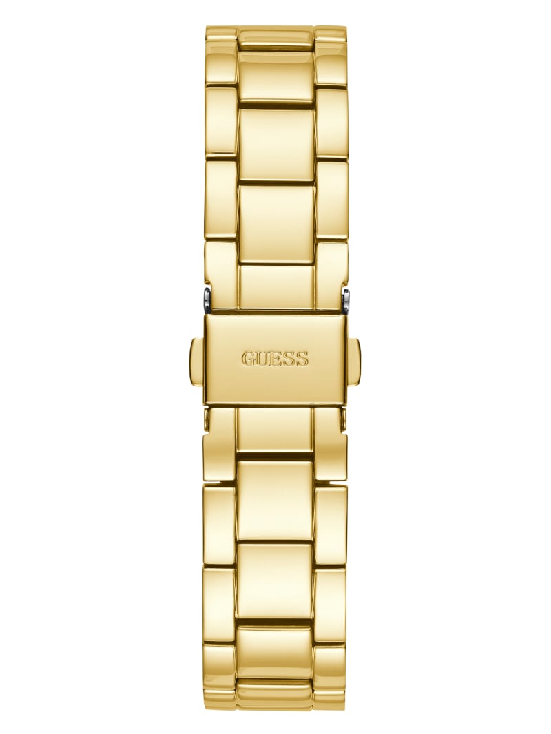 Gold Women's Guess Gold-Tone Rose Analog Watches | 9708513-YH