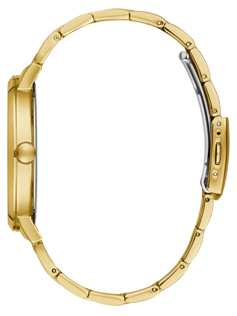 Gold Women's Guess Gold-Tone and Diamond Analog Watches | 7921534-JS