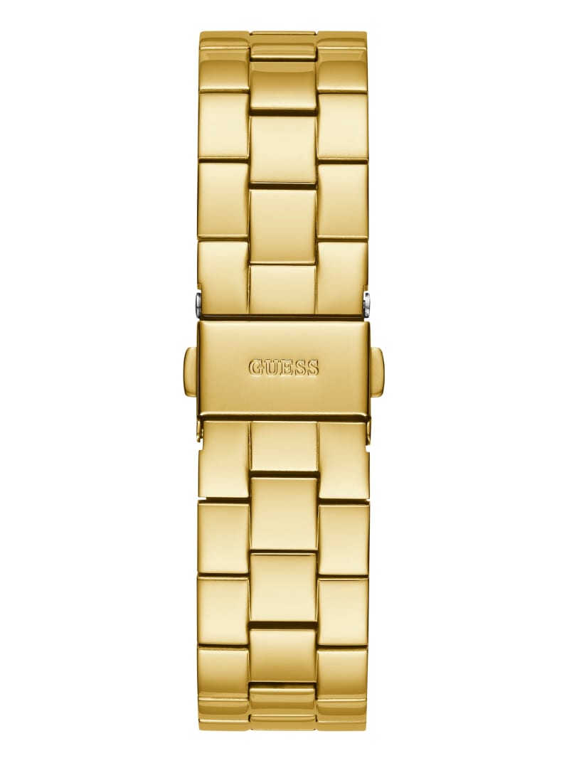 Gold Women's Guess Gold-Tone and Rhinestone Analog Watches | 6035792-QT