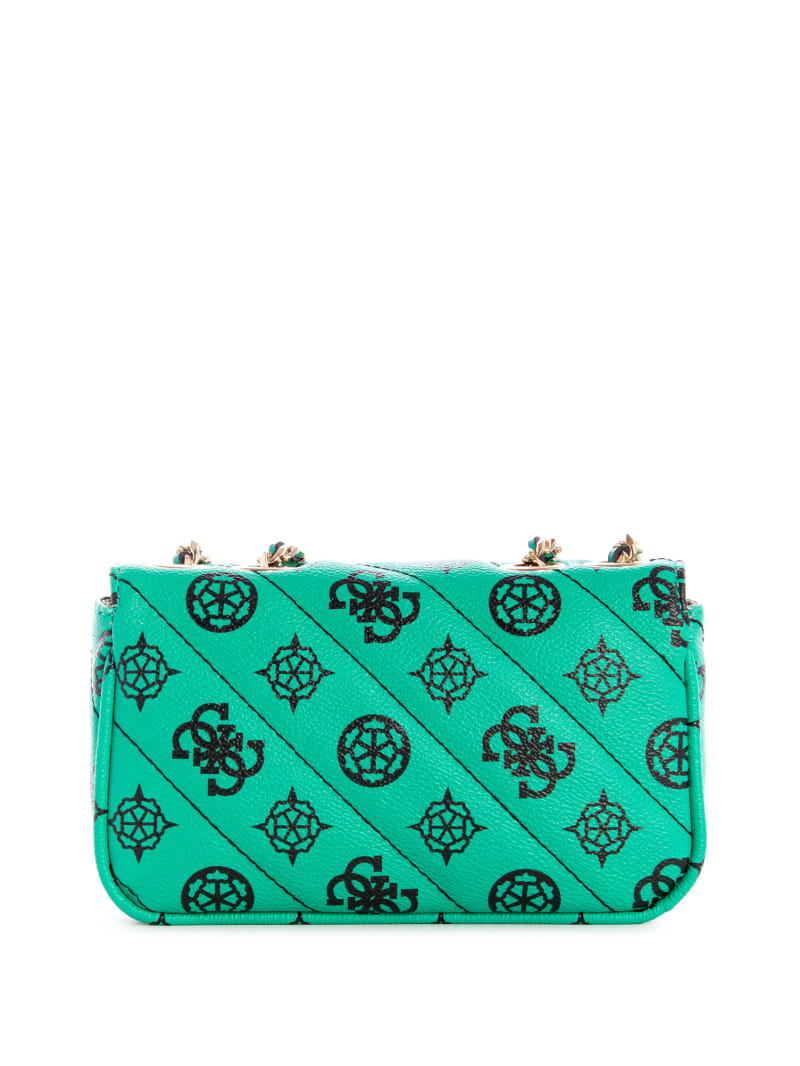 Green Women's Guess Always Logo Mini Bag | 0965327-RU