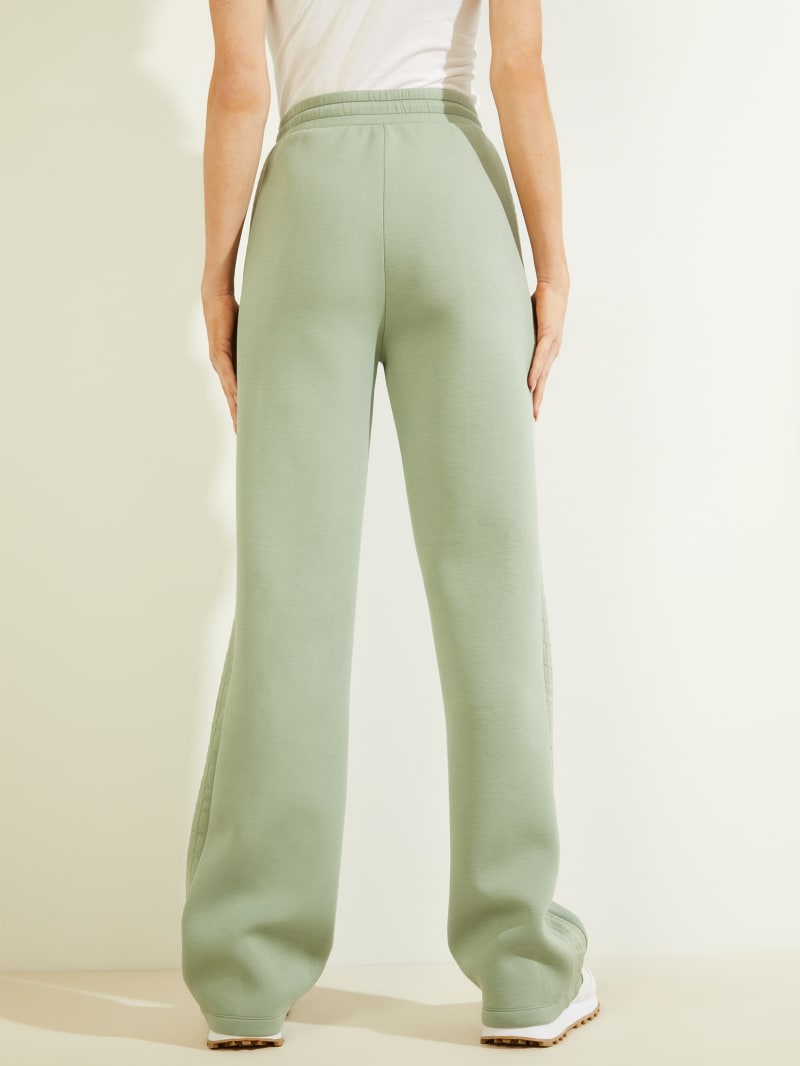 Green Women's Guess Eco Brenda Wide-Legs Pants | 3842507-PJ