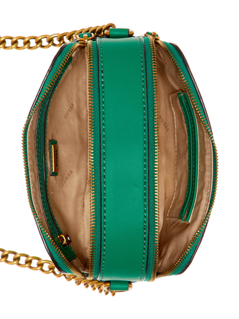 Green Women's Guess Hassie Camera Crossbody Bags | 6718942-NI