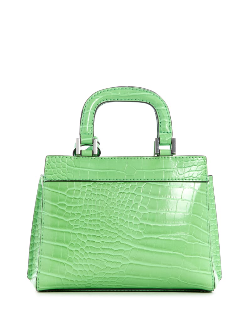 Green Women's Guess Katey Satchel Bags | 0827935-YK