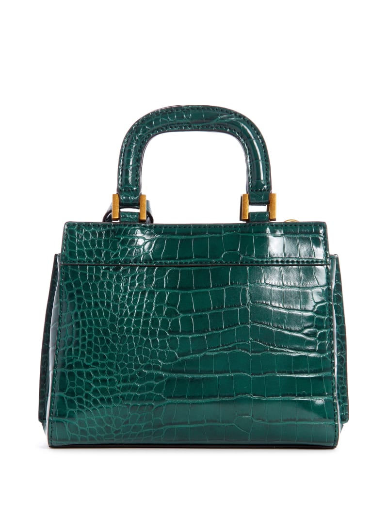 Green Women's Guess Katey Satchel Bags | 7420896-HJ