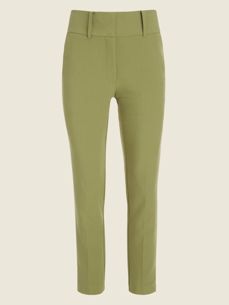 Green Women's Guess Shelly Pants | 2354106-EG