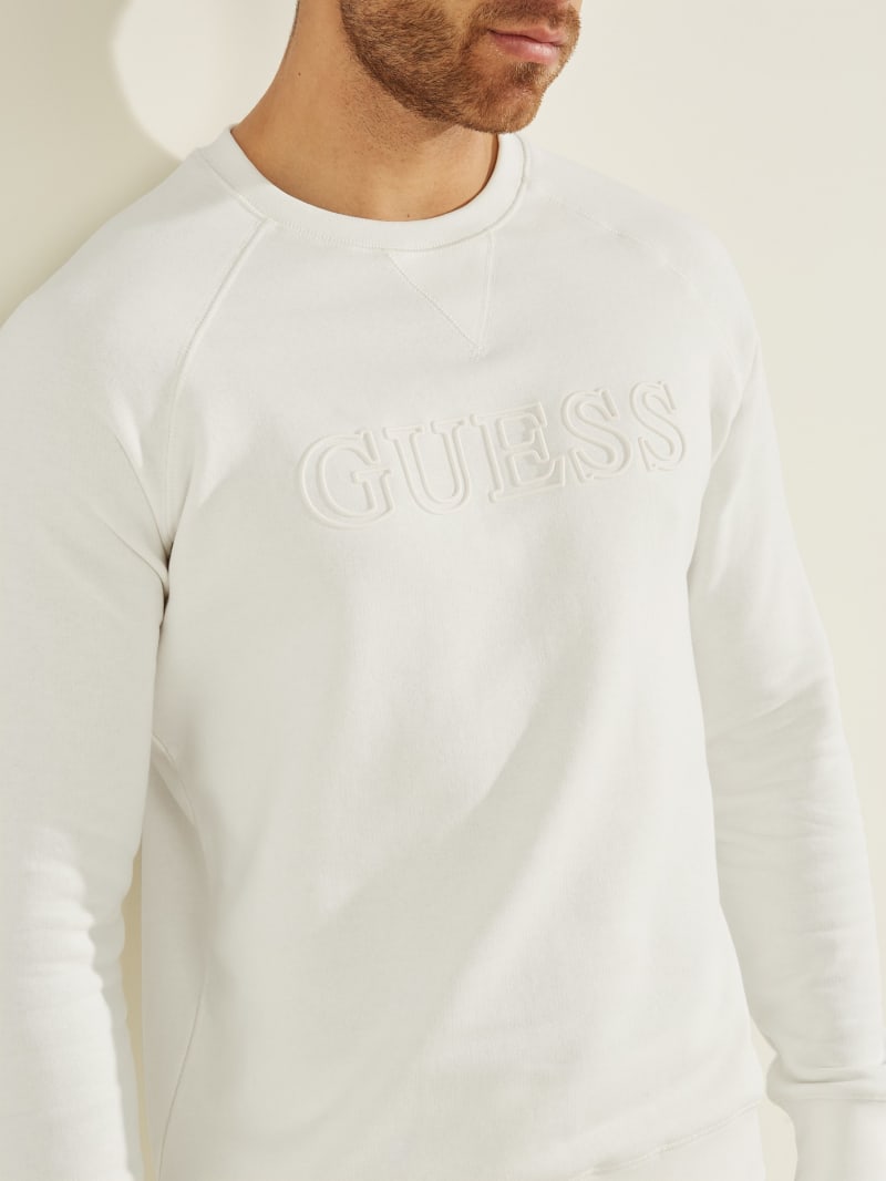 Grey Men's Guess Aldwin Sweatshirts | 2963014-FR