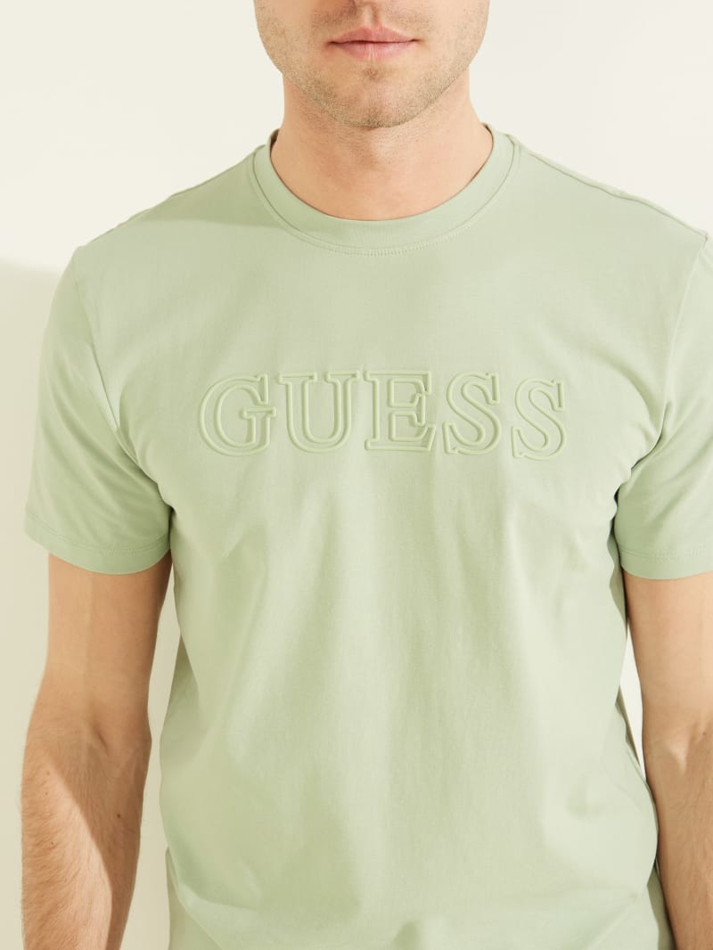 Grey Men's Guess Eco Alphy Active Tee T Shirts | 3546019-QR