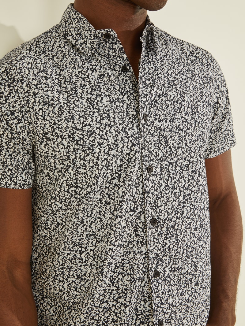 Grey Men's Guess Fairhills Printed Shirts | 8037164-CR