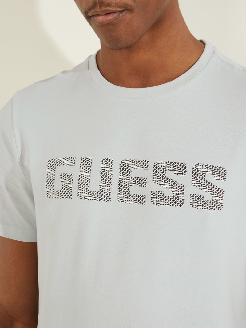 Grey Men's Guess Magick Logo Tee T Shirts | 5167430-PF