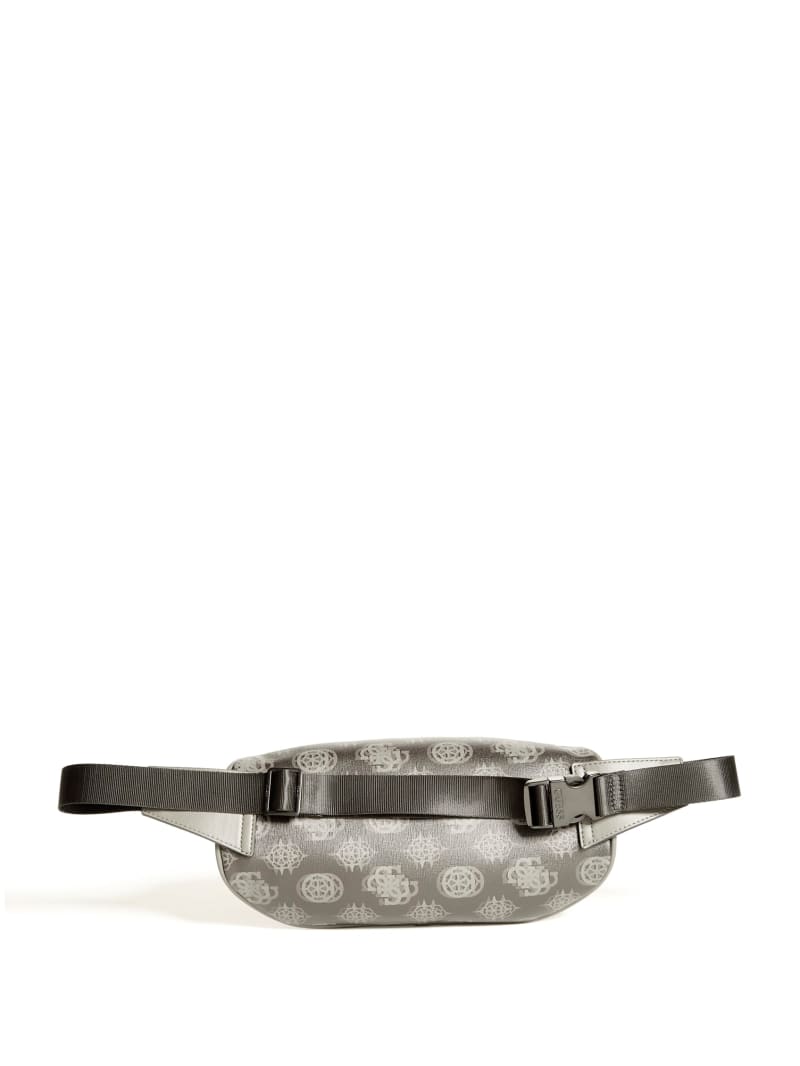 Grey Men's Guess Quatro Belt Bags | 0869745-BY