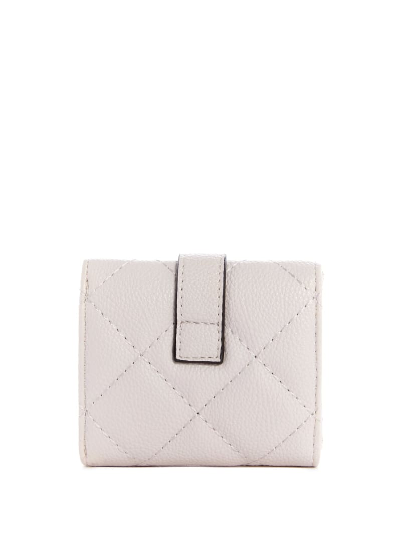 Grey Women's Guess Gillian Petite Trifold Wallets | 0897435-PQ