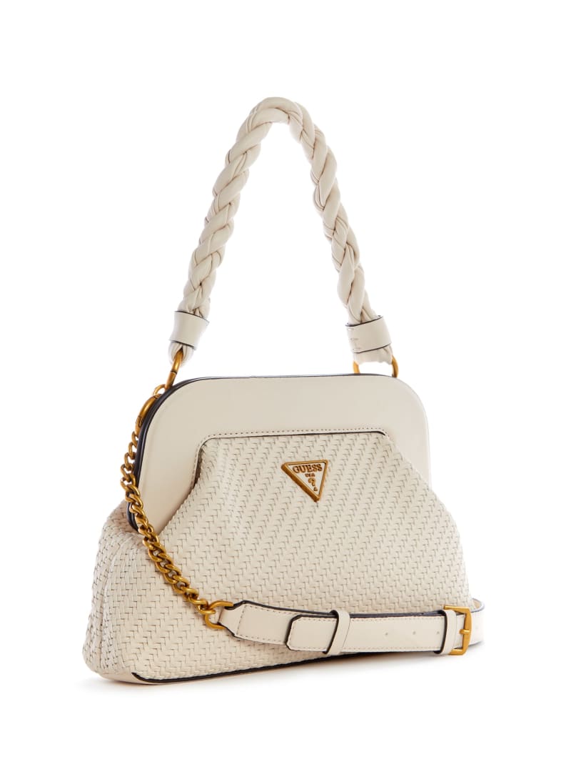 Grey Women's Guess Hassie Frame Crossbody Bags | 1093582-UX