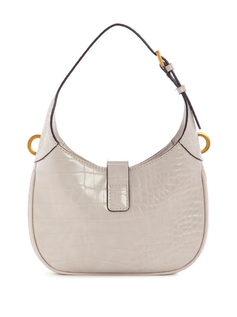 Grey Women's Guess Maimie Croc Mini Bag | 4283569-LG