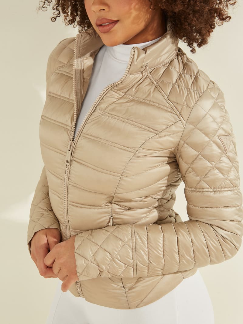 Grey Women's Guess Orsola Packable Down Jackets | 4902768-KZ