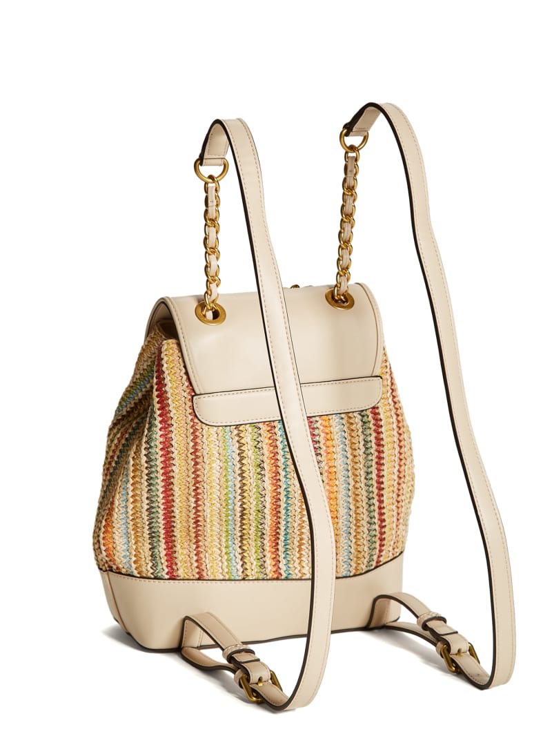 Light Beige Women's Guess Kimi Backpacks | 8649370-BJ