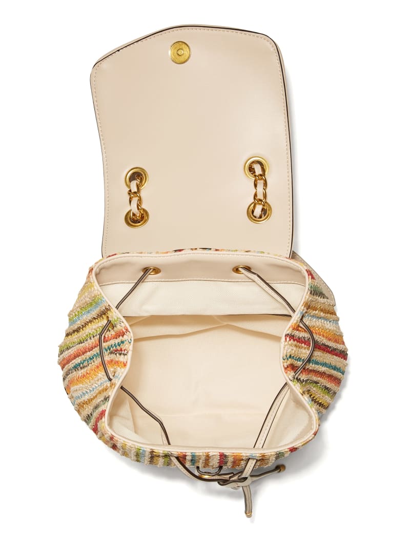 Light Beige Women's Guess Kimi Backpacks | 8649370-BJ