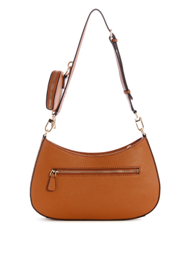 Light Brown Women's Guess Alexie Shoulder Bags | 1924803-FA