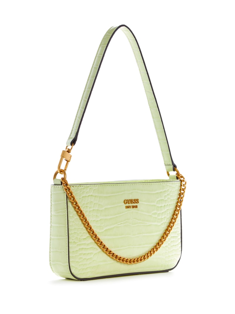 Light Gold Women's Guess Katey Zip-Top Shoulder Bags | 0418352-GT