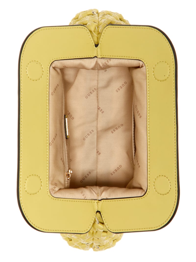 Light Gold Women's Guess Sicilia Frame Clutch Mini Bag | 5872301-YM