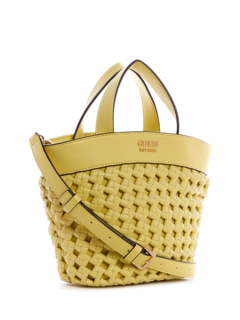 Light Gold Women's Guess Sicilia Mini Bag | 5096237-ZP