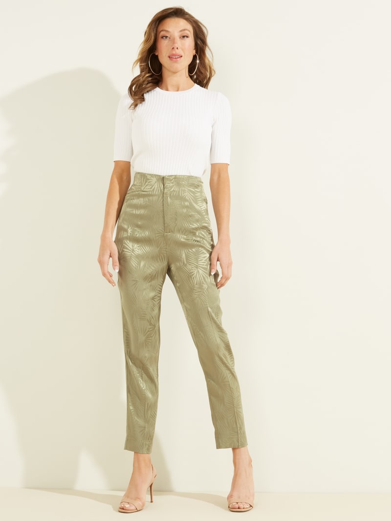 Light Green Women's Guess Veridianas Pants | 2384750-BP