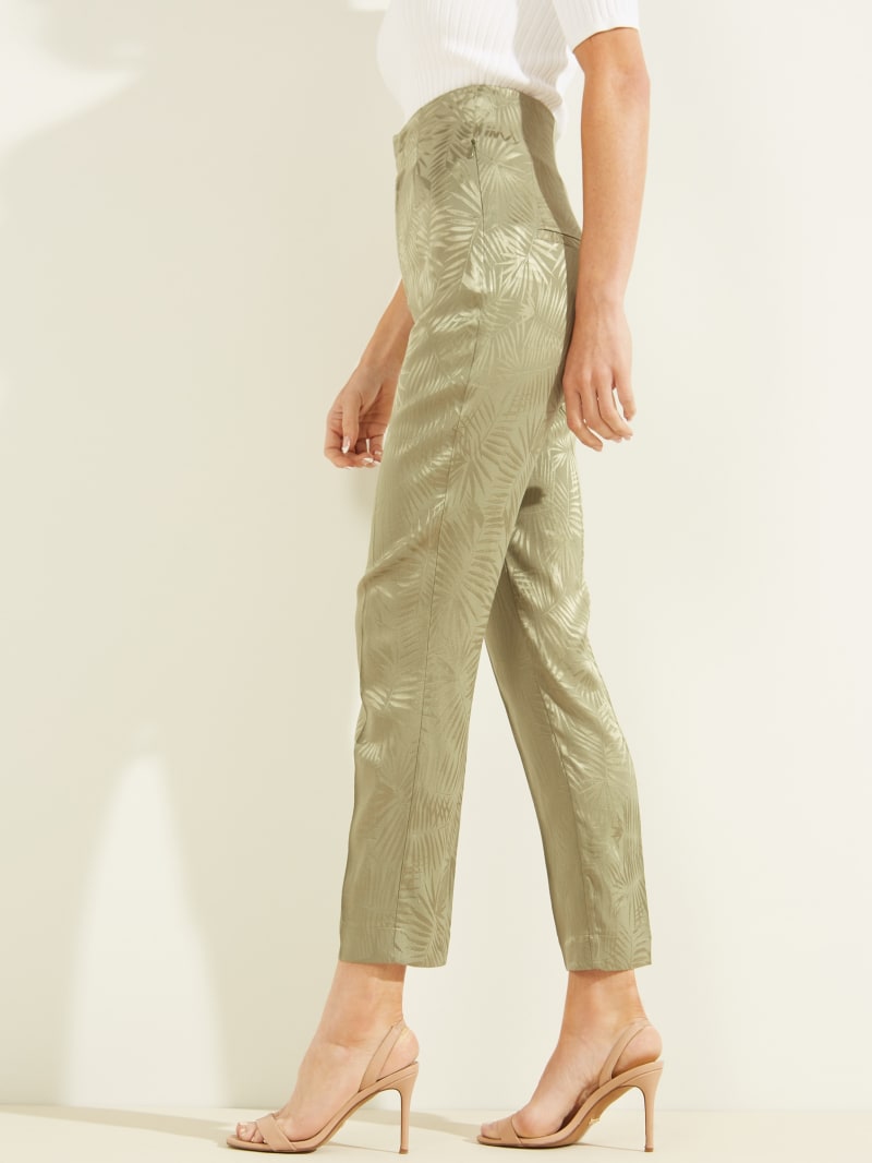 Light Green Women's Guess Veridianas Pants | 2384750-BP