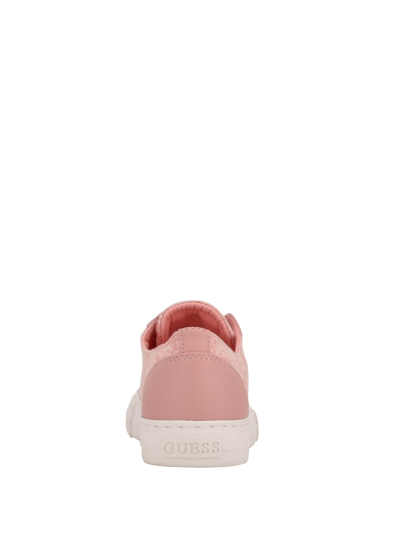 Light Pink Women's Guess Passit Logo Low-Top Sneakers | 0216458-FJ