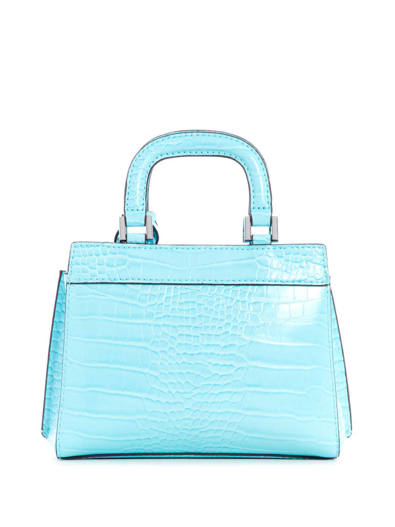 Light Turquoise Women's Guess Katey Satchel Bags | 7564238-UD