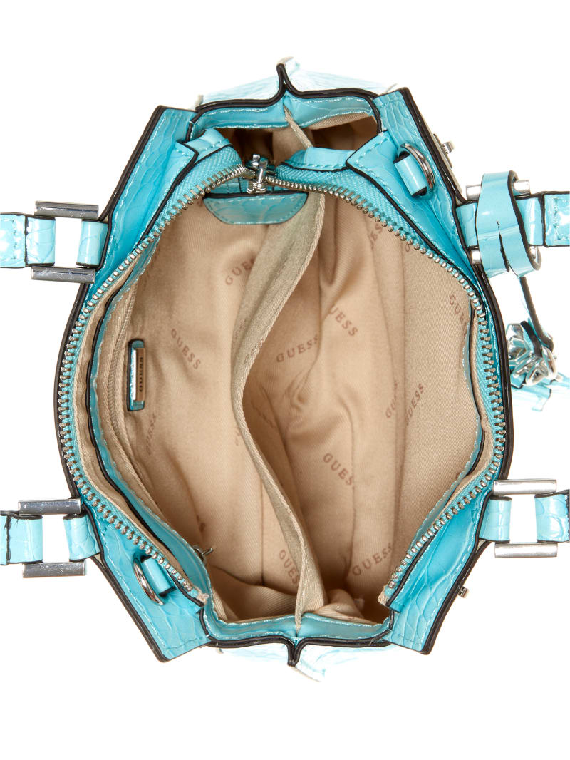 Light Turquoise Women's Guess Katey Satchel Bags | 7564238-UD