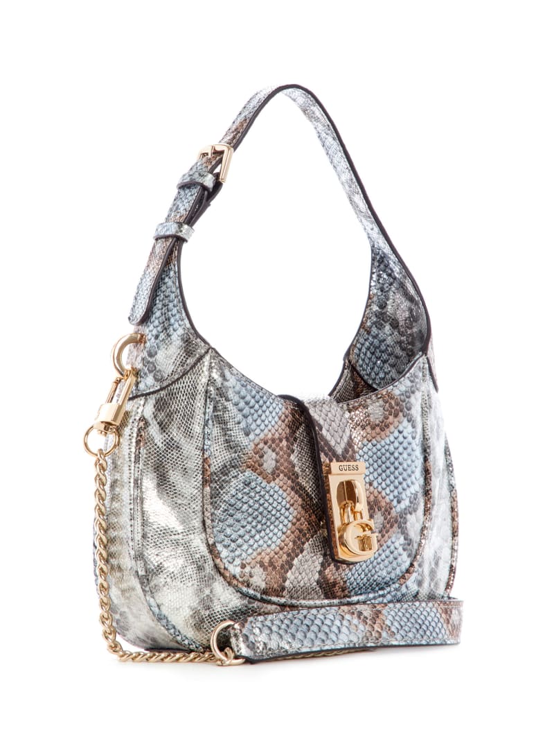 Metal Women's Guess Maimie Python Mini Bag | 9204758-GL