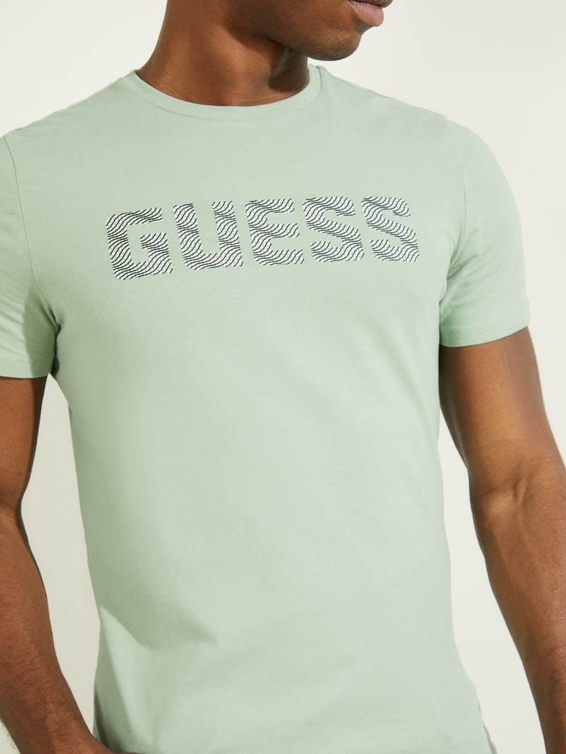 Mint Men's Guess Magick Logo Tee T Shirts | 5062318-AM