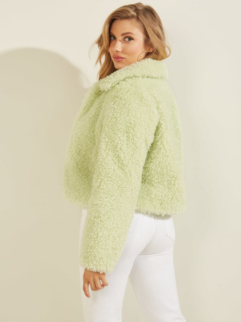 Mint Women's Guess Fluffy Teddy Coats | 4150683-DW