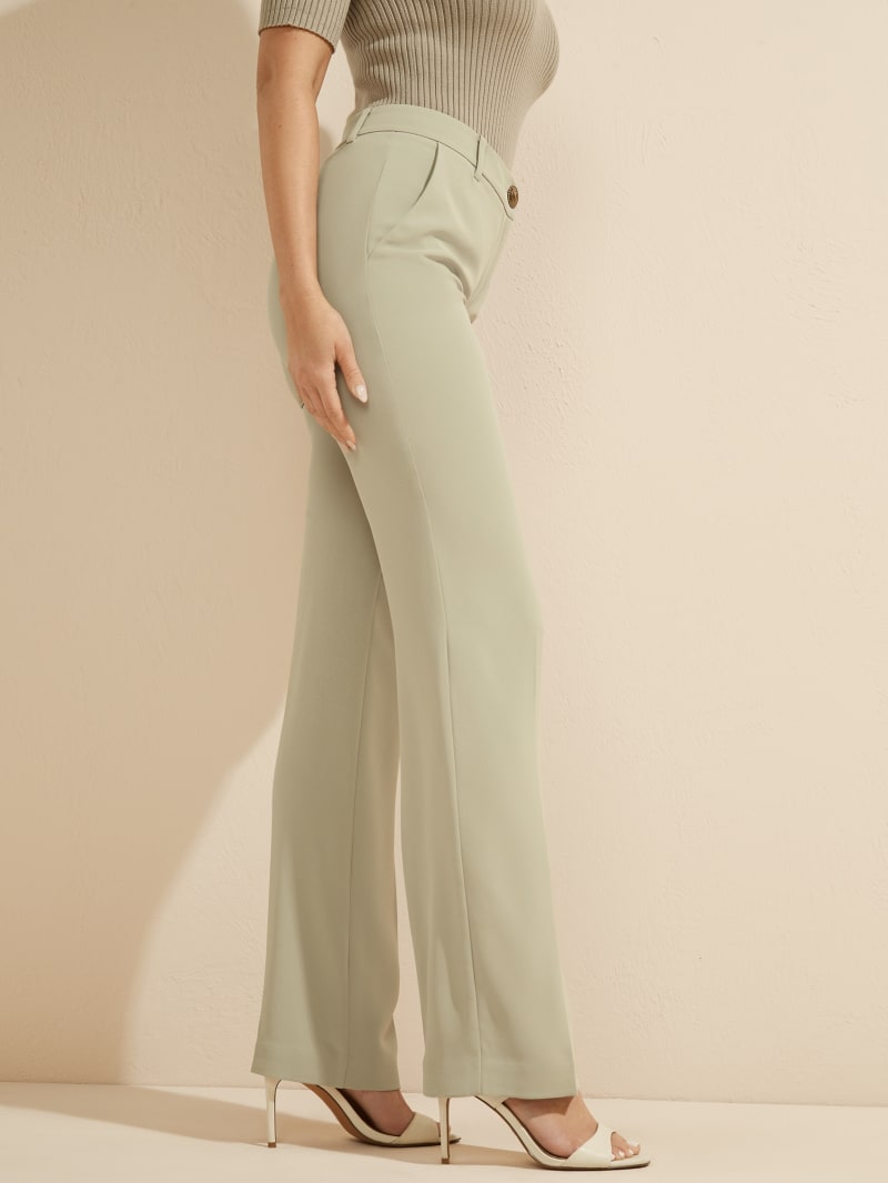 Mint Women's Guess Maya Wide-Leg Genesis Pants | 5201384-FZ