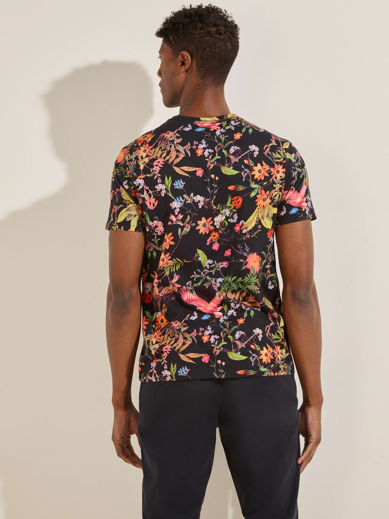 Multicolor Men's Guess Market Floral Tee T Shirts | 8430276-UL