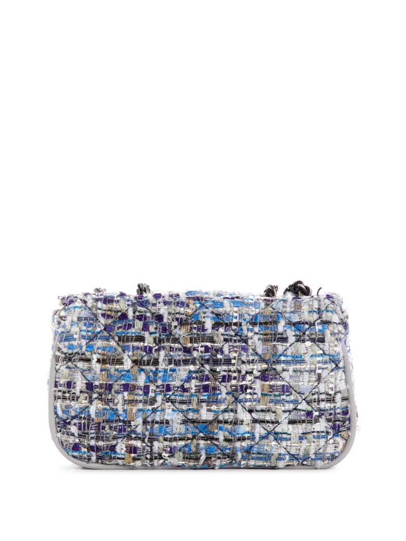 Multicolor Women's Guess Cessily Tweed Convertible Mini Bag | 4315097-YW