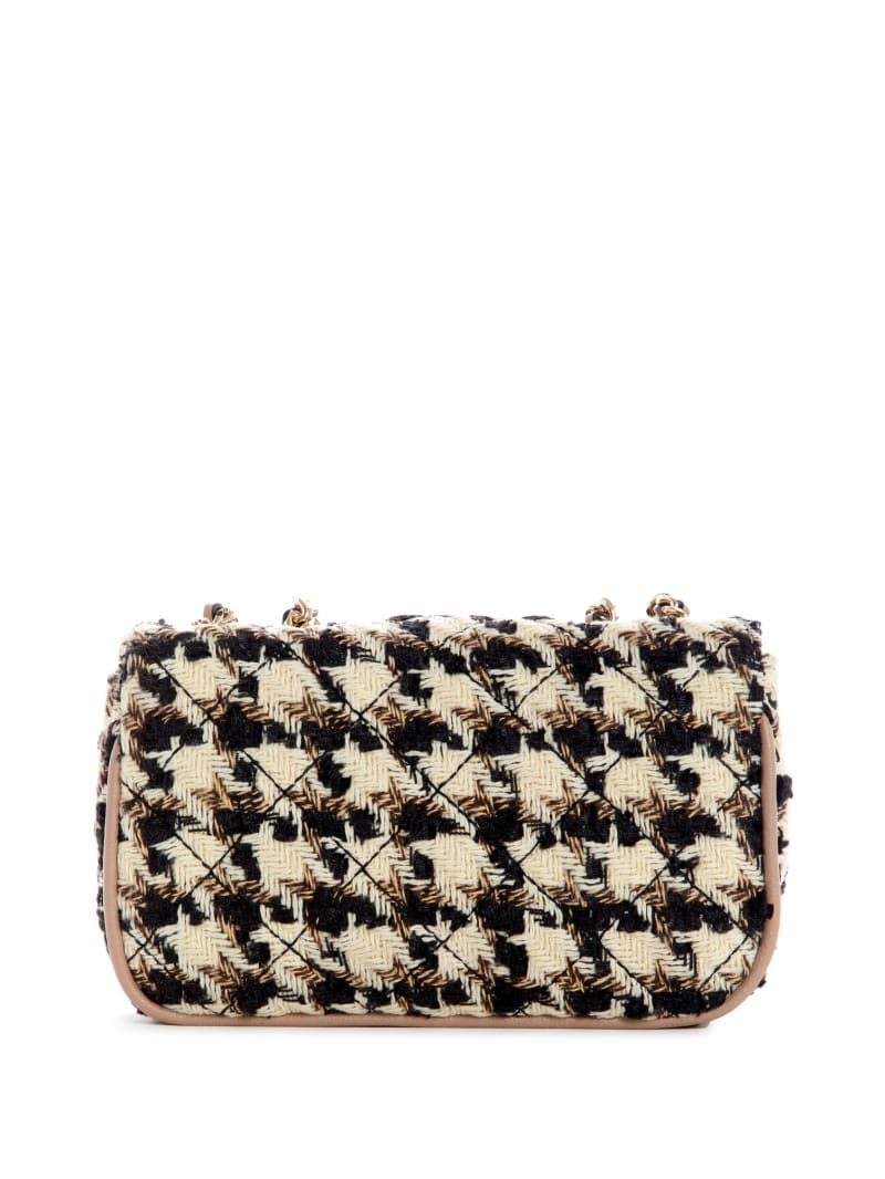 Multicolor Women's Guess Cessily Tweed Convertible Mini Bag | 9615420-FE