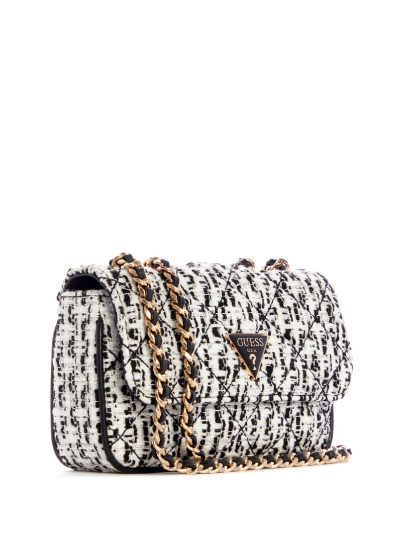 Multicolor Women's Guess Cessily Tweed Micro Mini Bag | 6704192-VN