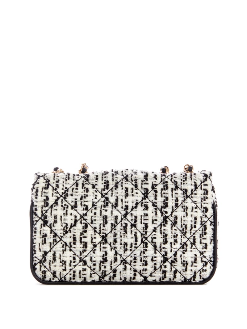 Multicolor Women's Guess Cessily Tweed Micro Mini Bag | 6704192-VN