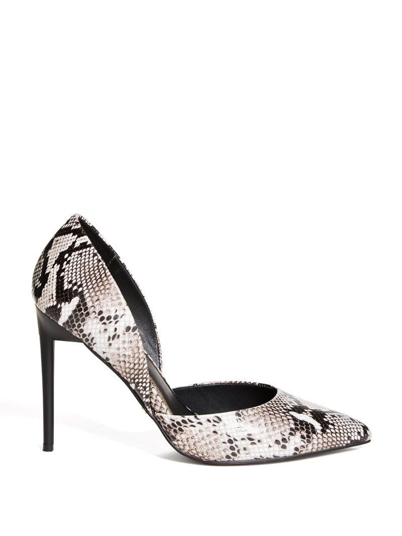 Multicolor Women's Guess Heartbreaker Python Pumps | 7481536-UB