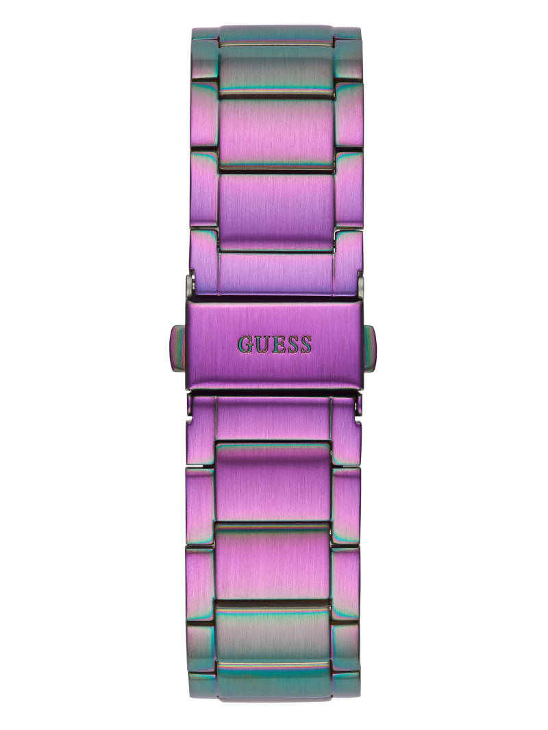 Multicolor Women's Guess Iridescent Glitz Multifunction Watches | 1875493-GP