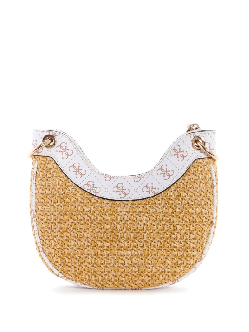 Multicolor Women's Guess Kasinta Raffia Mini Bag | 7642105-RI