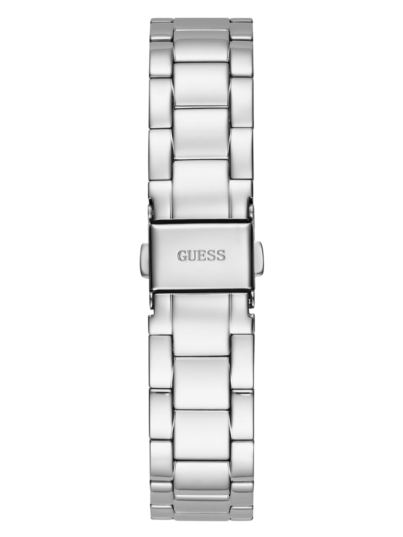 Multicolor Women's Guess Silver-Tone and Blue Analog Watches | 3820154-VB