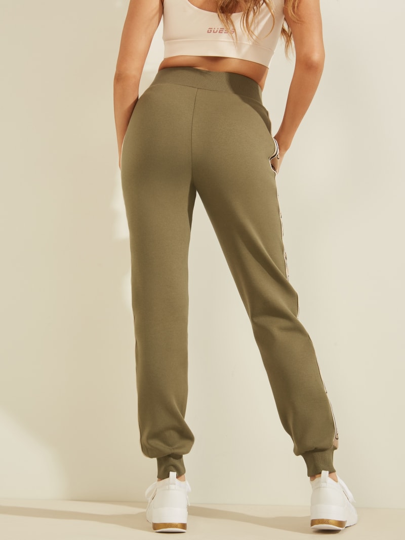 Olive Women's Guess Eco Britney Joggers Pants | 4179063-IE