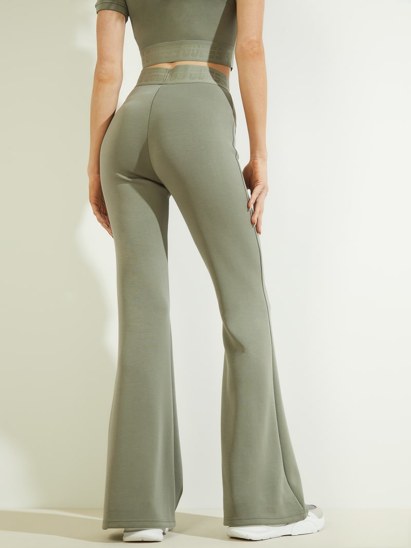 Olive Women's Guess Eco Coreen Flare Pants | 3804925-KF