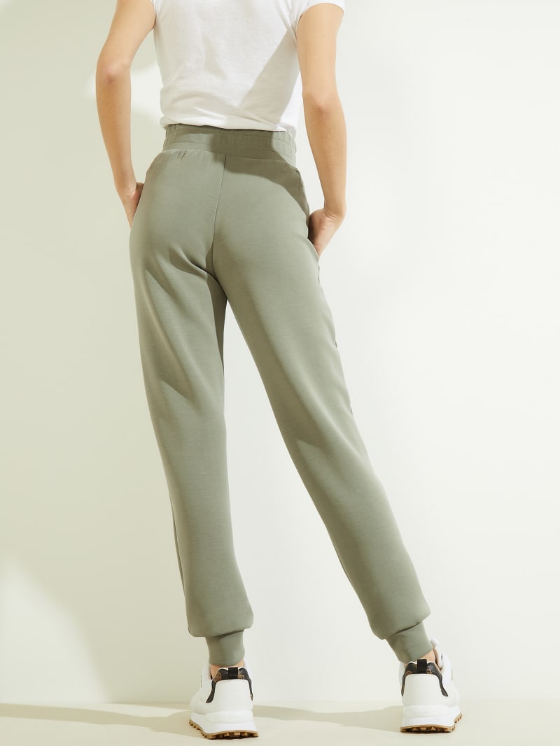 Olive Women's Guess Eco Effie Joggers Pants | 1398426-GX