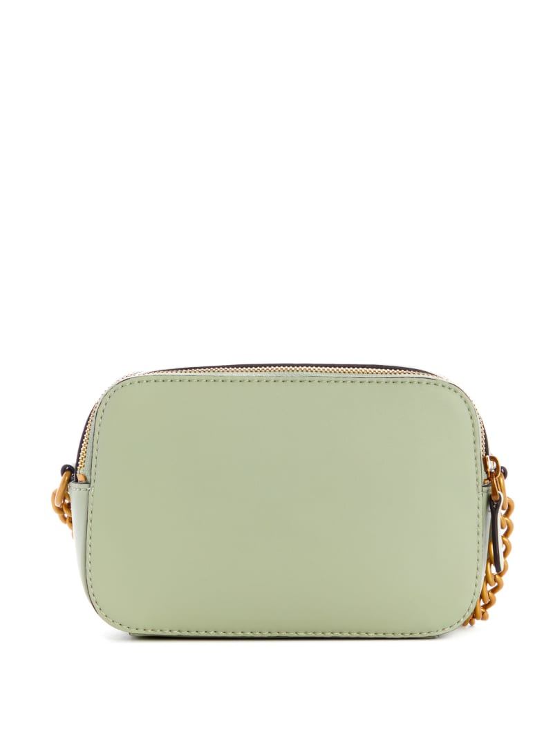 Olive Women's Guess Hassie Camera Crossbody Bags | 7120645-UN