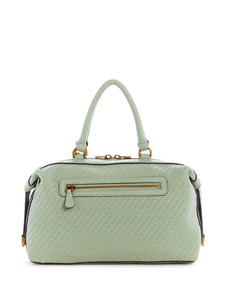 Olive Women's Guess Hassie Soho Satchel Bags | 7486392-QC